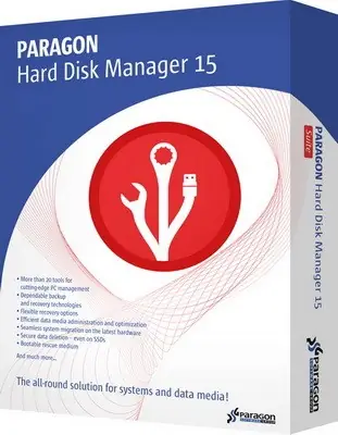 Иконка Paragon Hard Disk Manager 15 Professional 10.1.25.1137 (2017) Русский