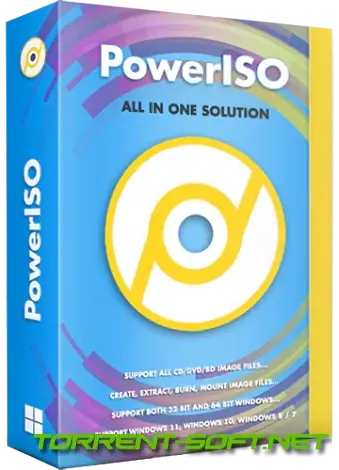 Иконка PowerISO 8.6 RePack (& Portable) by elchupacabra [Multi Ru]