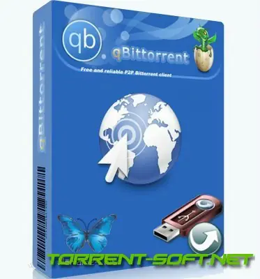 Иконка qBittorrent 4.6.0 Portable by PortableApps + Themes (x64) [Multi Ru]