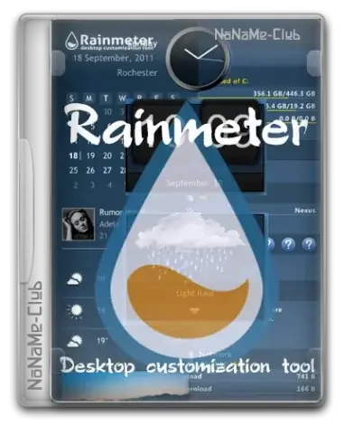 Иконка Rainmeter 4.5.23.3836 + Portable [Multi Ru]