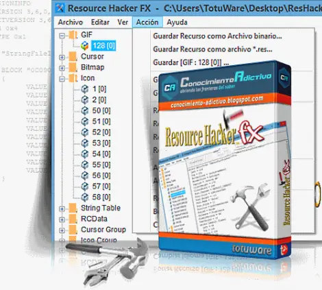 Иконка Resource Hacker 5.1.7.343 Final (2018) PC Portable by alexalsp