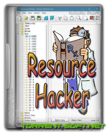 Иконка Resource Hacker 5.2.4.386 + Portable [En]