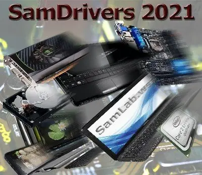 Иконка SamDrivers 21.5 - Сборник драйверов для всех Windows (2021) PC Full ISO