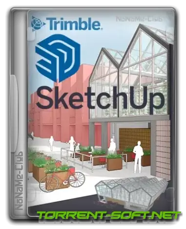 Иконка SketchUp Pro 2023 23.1.319 RePack by KpoJIuK [Ru En]