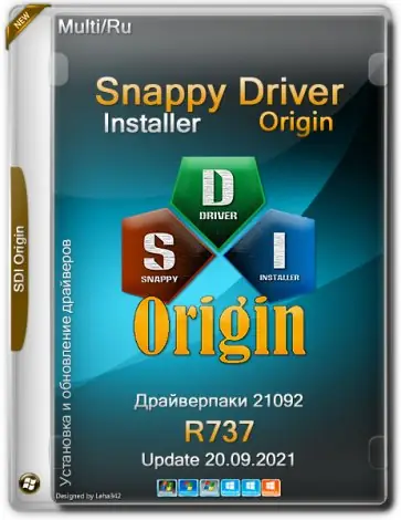 Иконка Snappy Driver Installer Origin R737 Драйверпаки 21.09.2