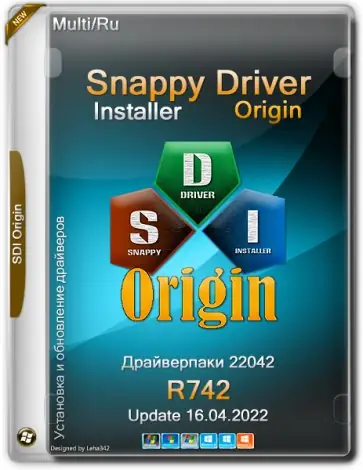 Иконка Snappy Driver Installer Origin R742 Драйверпаки 22.04.2 [Multi Ru]