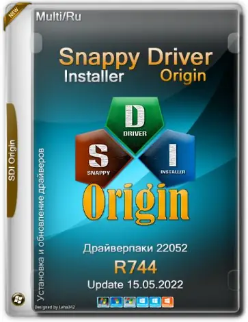 Иконка Snappy Driver Installer Origin R744 Драйверпаки 22.05.2 [Multi Ru]