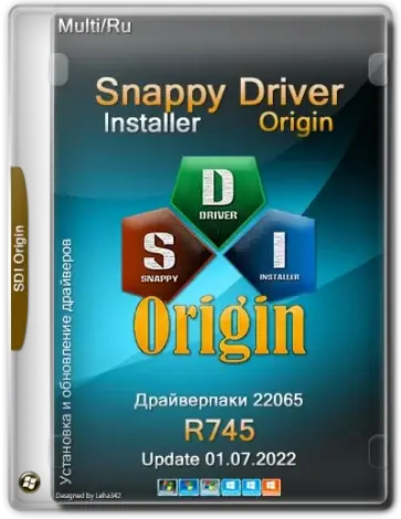 Иконка Snappy Driver Installer Origin R745 Драйверпаки 22.06.5 [Multi Ru]
