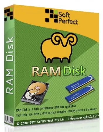 Иконка SoftPerfect RAM Disk 4.0.6 RePack by KpoJIuK (2018) Multi Русский