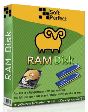 Иконка SoftPerfect RAM Disk 4.0.6 RePack by KpoJIuK [2018, MULTILANG +RUS]