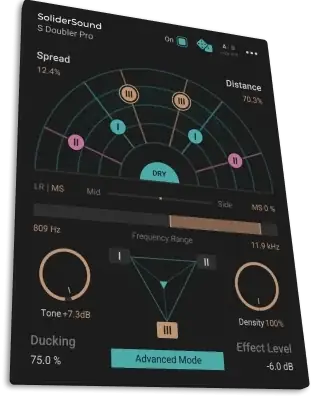 Иконка SoliderSound - S Doubler Pro 1.0.0 VST, VST 3, AAX (x86 x64) RePack by BUBBiX [En]