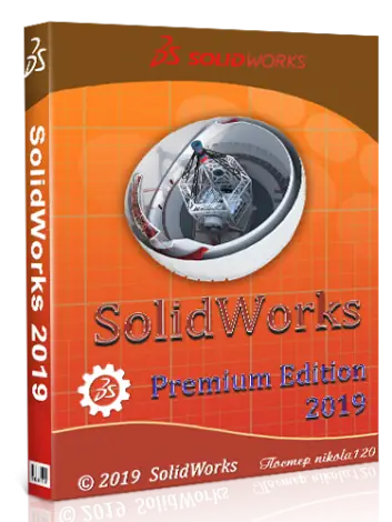 Иконка SolidWorks Premium Edition 2019 SP2.0 (2019) РС