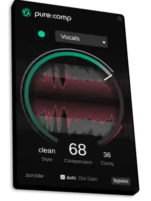 Иконка Sonible - pure comp 1.0.2 VST, VST 3, AAX (x64) RePack by TCD [En]