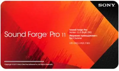 Иконка SONY Sound Forge Pro 11.0 Build 299 (2016) Portable