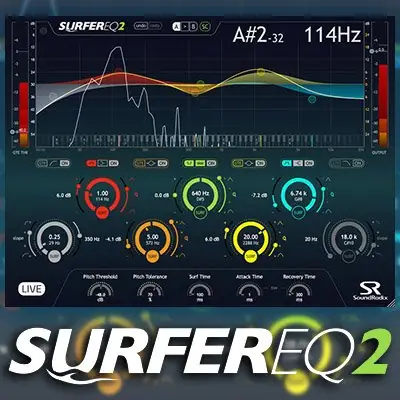 Иконка Sound Radix - SurferEQ 2.1.0 VST, VST3, AAX (x64) RePack by RET [En]