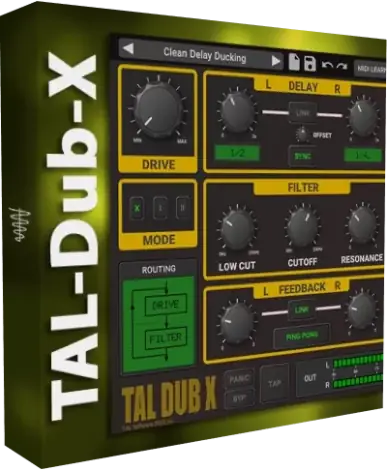 Иконка Togu Audio Line - TAL-Dub-X 2.0.4 VST, VST 3, AAX, CLAP (x64) [En]