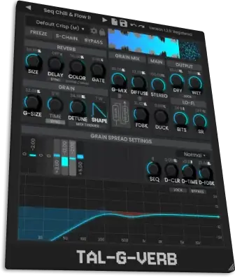 Иконка Togu Audio Line - TAL-G-Verb 1.2.6 VST, VST 3, AAX, CLAP (x64) [En]