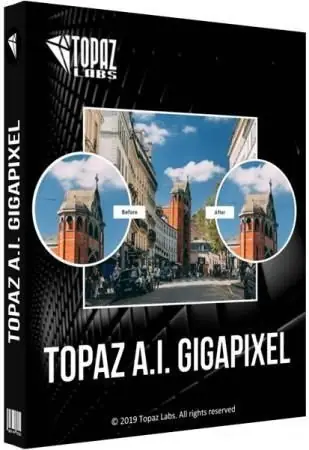 Иконка Topaz Gigapixel AI 5.3.0 (2020) PC RePack & Portable by TryRooM