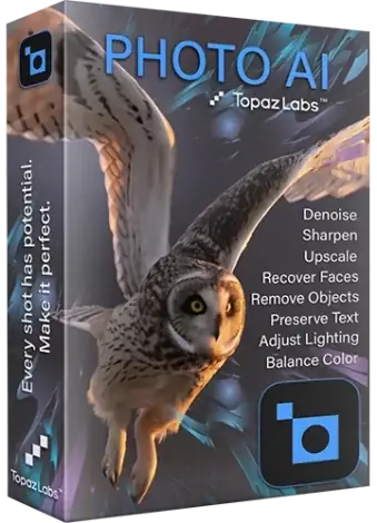 Иконка Topaz Photo AI 3.0.1 (x64) RePack by KpoJIuK [En]