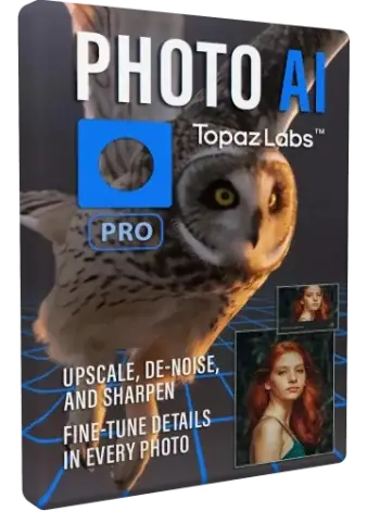 Иконка Topaz Photo AI Pro 4.0.0 RePack by KpoJIuK [En]