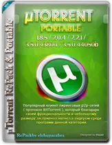 Иконка µTorrent 1.8.5 2.0.4 2.2.1 3.5.3.44494 (2008-2017) PC RePack & Portable by elchupacabra