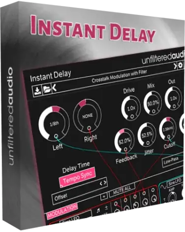Иконка Unfiltered Audio - Instant Delay 1.3.0 VST, VST3, AAX RePack by TeamCubeadooby [En]