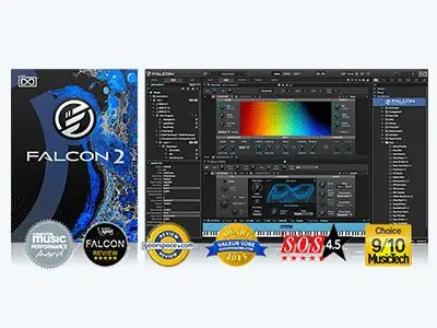 Иконка UVI - Falcon v2.5.3 STANDALONE, EXE VST AAX(MOD) x64 RePack by R2R [En]
