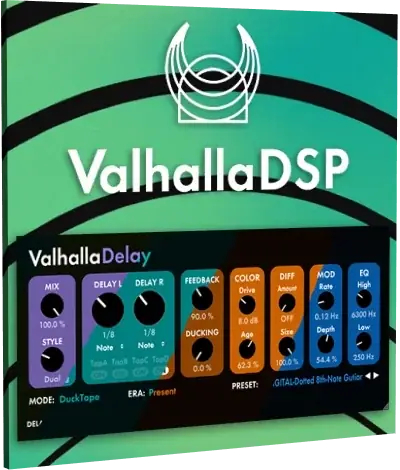 Иконка Valhalla DSP - Valhalla Delay 3.0.0 VST, VST 3, AAX (x64) [En]