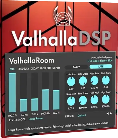 Иконка Valhalla DSP - Valhalla Room 2.0.5 VST, VST3, AAX (x64) [En]