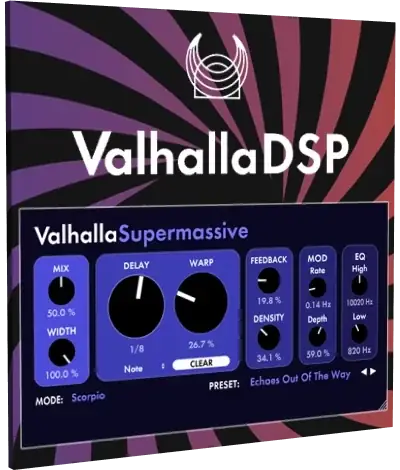 Иконка Valhalla DSP - Valhalla Supermassive 2.5.0 VST, VST3, AAX (x64) [En]