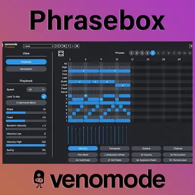 Иконка Venomode - Phrasebox 1.2.4 VSTi, AAX (x86 x64) [En]