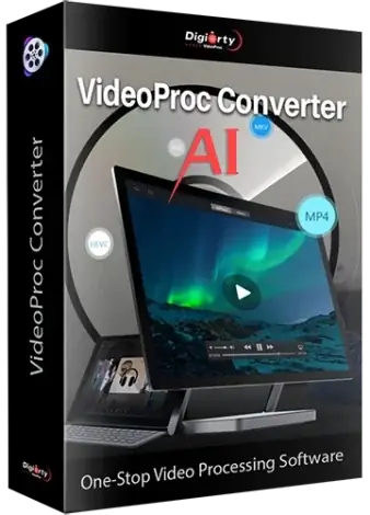 Иконка VideoProc Converter AI 8.1 RePack (& Portable) by elchupacabra [Multi Ru]