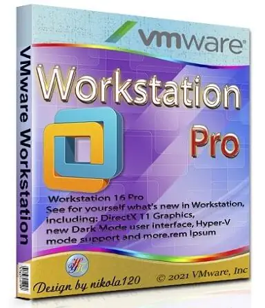 Иконка VMware Workstation 16 Pro 16.2.4 Build 20089737 (24.08 2022) RePack by KpoJIuK [Ru En]