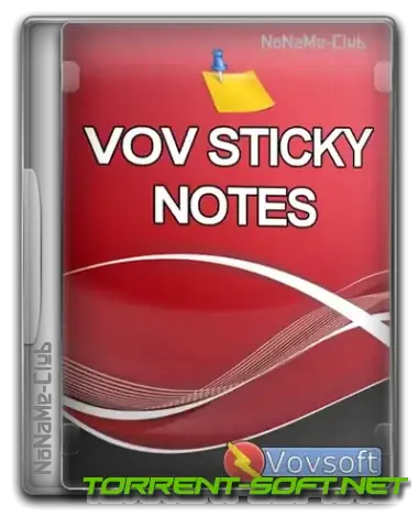 Иконка Vov Sticky Notes 8.6 + Portable [Multi Ru]
