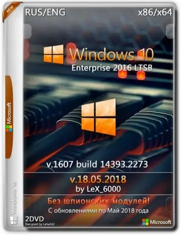 Иконка Windows 10 Enterprise LTSB 2016 v1607 (x86 x64) by LeX 6000 [18.05.2018] [Ru En]
