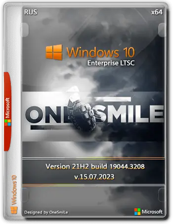 Иконка Windows 10 Enterprise LTSC x64 Rus by OneSmiLe [19044.3208]