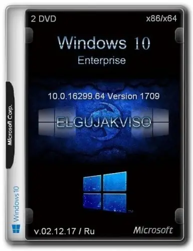 Иконка Windows 10 Enterprise VL (x86 x64) Elgujakviso Edition v.02.12.17 (2017) Русский
