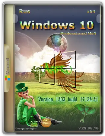 Иконка Windows 10 Pro RS4 x64 RUS v.29.05.18 by Aspro