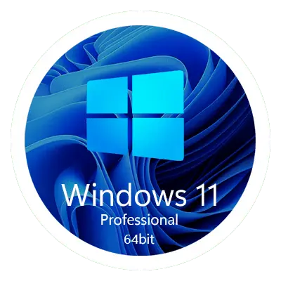Иконка Windows 11 23H2 x64 Professional [22631.3447] (14.04.2024) by bulygin-dima [Ru]