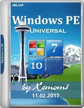 Иконка Windows 7-10PE x86x64(EFI) Universal 11.02.2017 by Xemom1 (2017) Русский