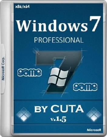 Иконка Windows 7 PROFESSIONAL Rus x86 & x64 Game OS 1.5 (2016) Русский
