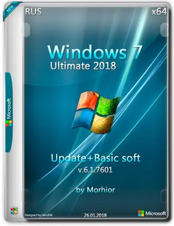 Иконка Windows 7 Ultimate 2018 Update x64 + Basic soft (2018) Русский