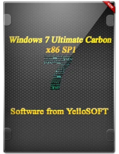 Иконка Windows 7 Ultimate SP1 Carbon