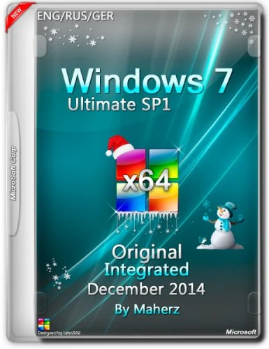 Иконка Windows 7 Ultimate SP1 Integrated December By Maherz