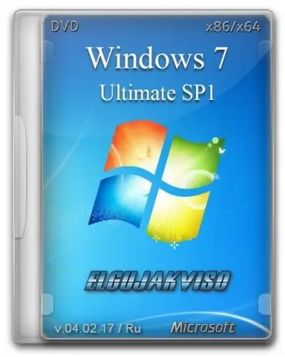 Иконка Windows 7 Ultimate SP1 x86 x64 Elgujakviso Edition v.04.02.17 (2017) Русский