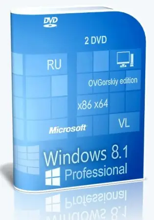 Иконка Windows® 8.1 Professional VL with Update 3 x86 x64 Ru by OVGorskiy® 03.2017 2DVD (2017) Русский