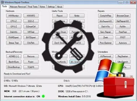 Иконка Windows Repair Toolbox 3.0.2.6 Portable [En]