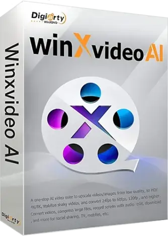 Иконка Winxvideo AI 3.9 (x64) RePack (& Portable) by elchupacabra [Multi Ru]
