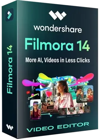 Иконка Wondershare Filmora 14.0.7.9572 (x64) [Multi Ru]