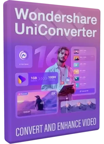 Иконка Wondershare UniConverter 16.5.5.288 RePack (& Portable) by elchupacabra [Multi Ru]